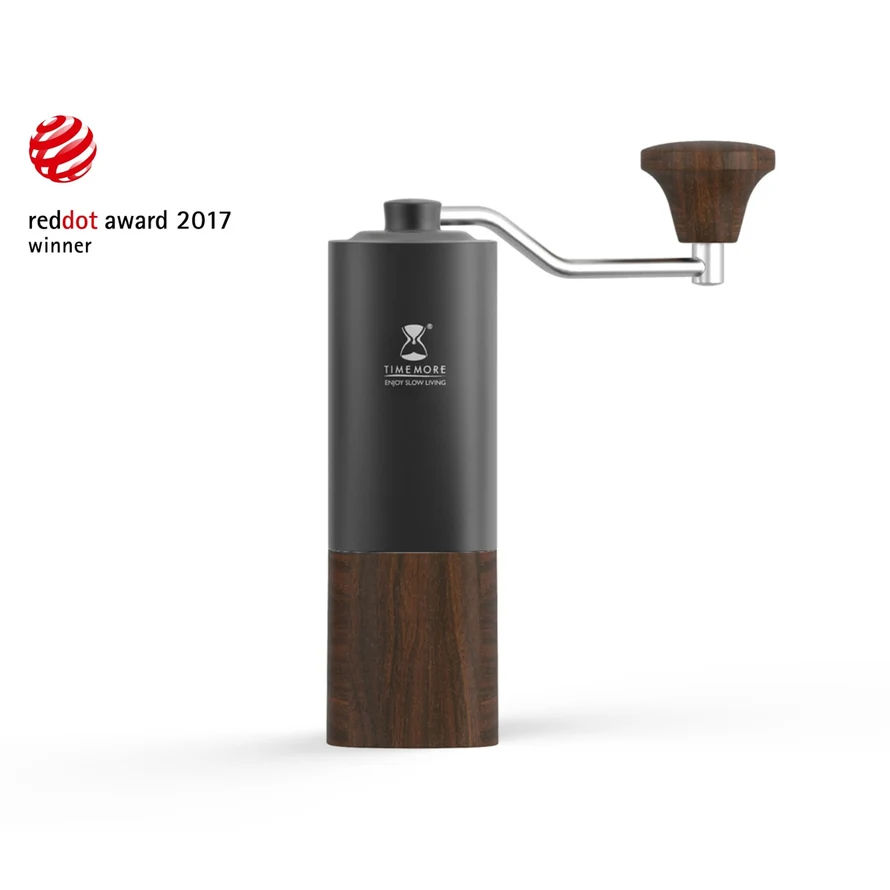 Timemore coffee grinder G1 Black&Wood -sta.steel